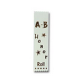 A-B Honor Roll 2"x8" Stock Lapel Award Ribbon (Pinked)